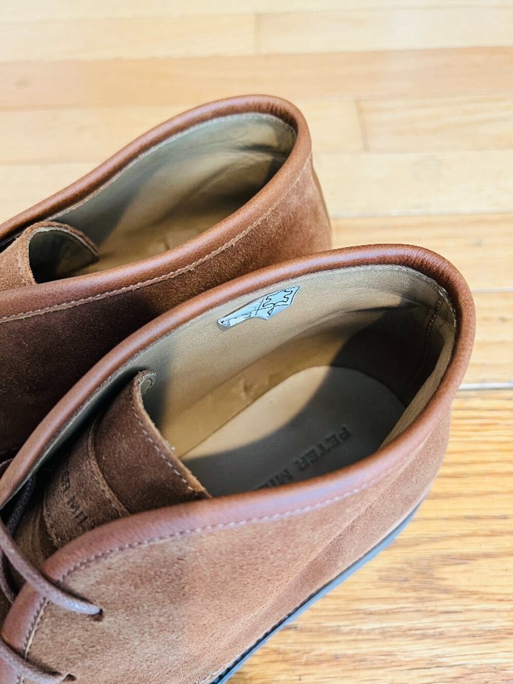 Peter Millar Brown Suede Chukka Boots Shoe - Men’s Size 10.5 US - Picture 2 of 15